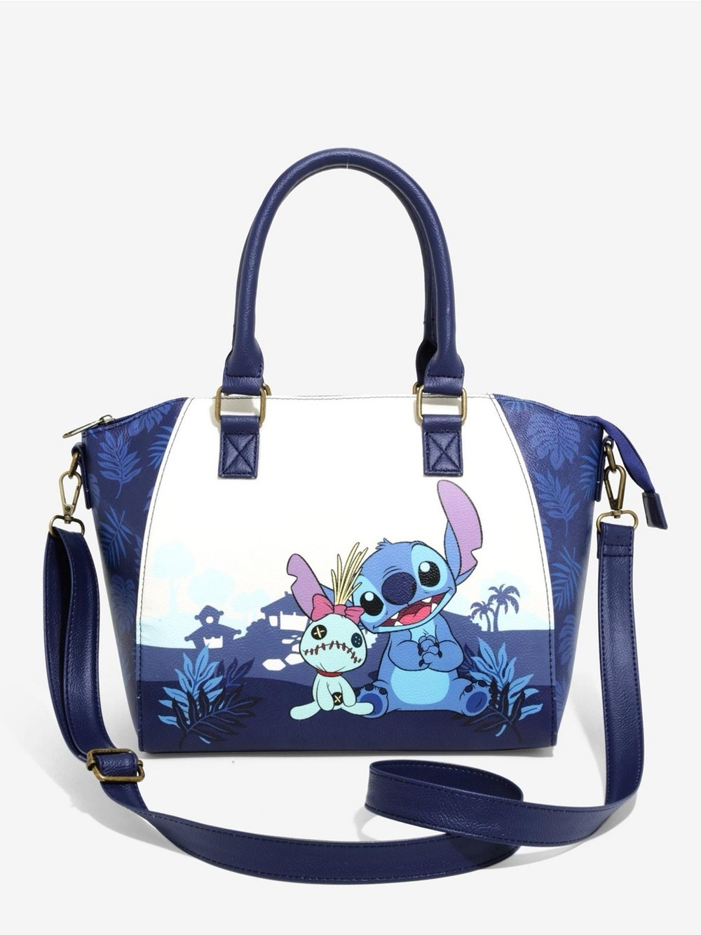Loungefly Disney Lilo & Stitch Dark Blue Satchel Bag